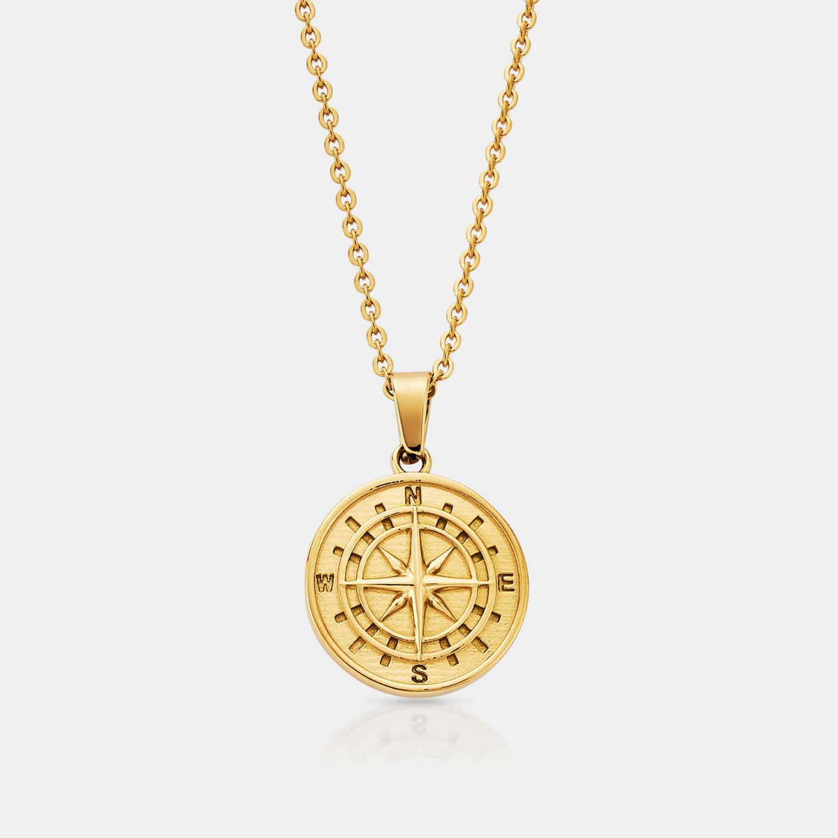 Compass Pendant (Gold)