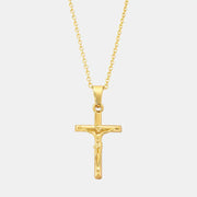Gold Crucifix Necklace