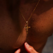 Gold Crucifix Necklace