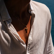 Gold Crucifix Necklace