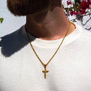 Gold Crucifix Necklace