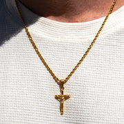Gold Crucifix Necklace