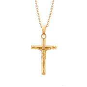 Gold Crucifix Necklace