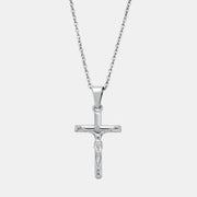 Silver Crucifix Necklace