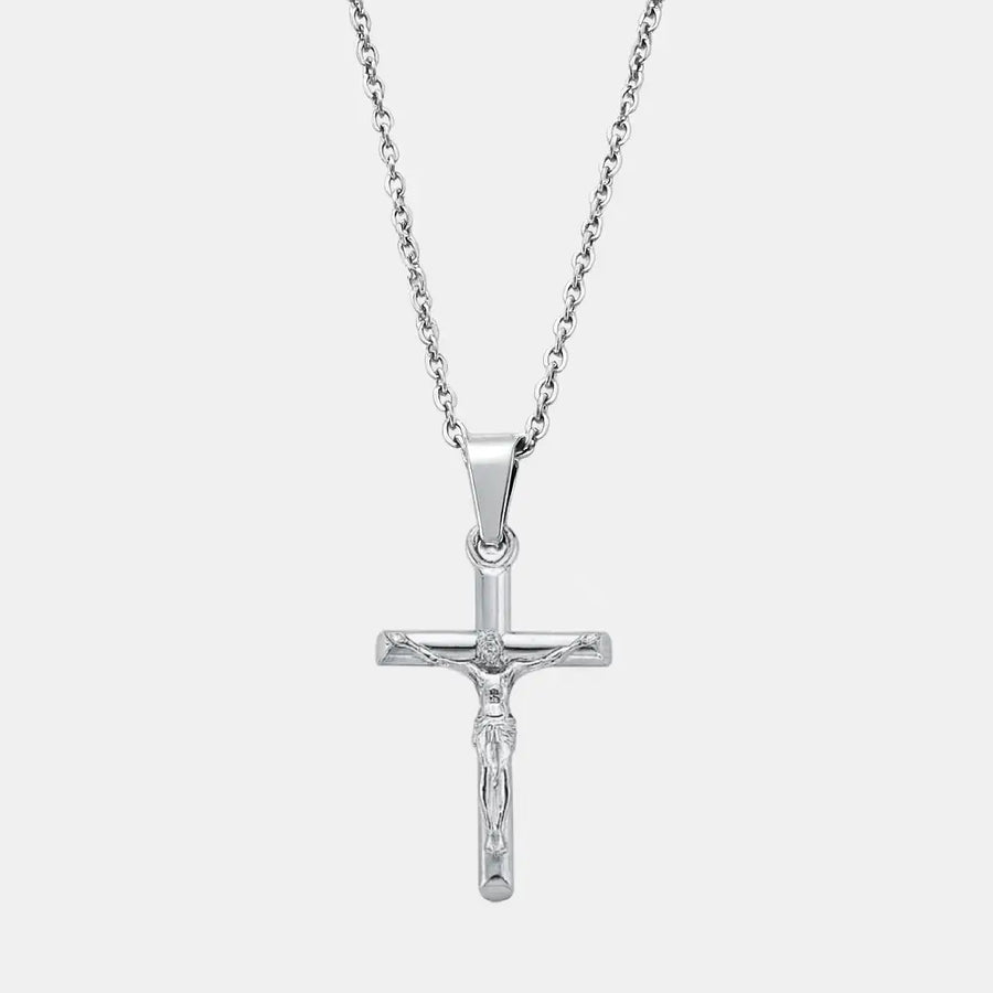 Silver Crucifix Necklace