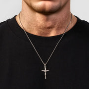Silver Crucifix Necklace