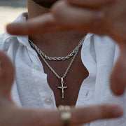 Silver Crucifix Necklace
