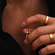 Gold Cross Necklace