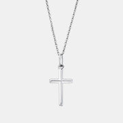 Silver Cross Necklace