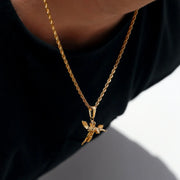 Gold Vengeful Cupid Necklace