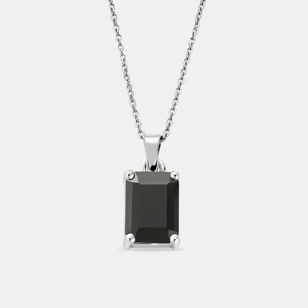 Silver Onyx Necklace