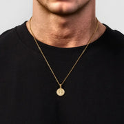 Gold Saint Benedict Necklace