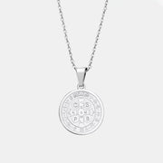 Silver Saint Benedict Necklace (New Model)