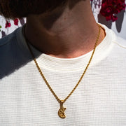 Gold Saint Christopher Necklace