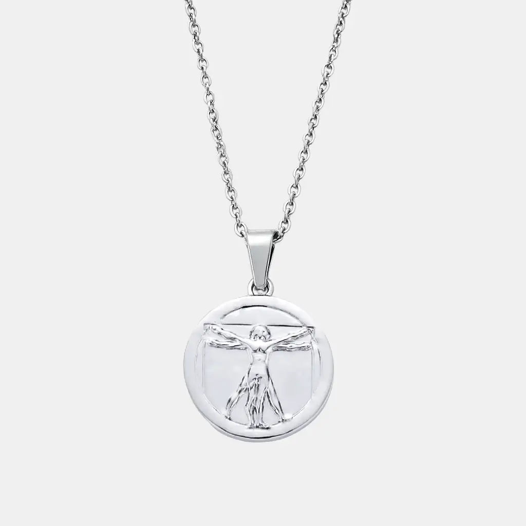 Silver Vitruvian Necklace