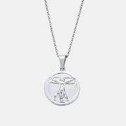 Silver Vitruvian Necklace