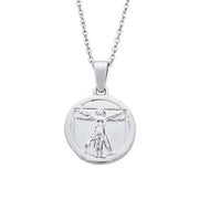 Silver Vitruvian Necklace