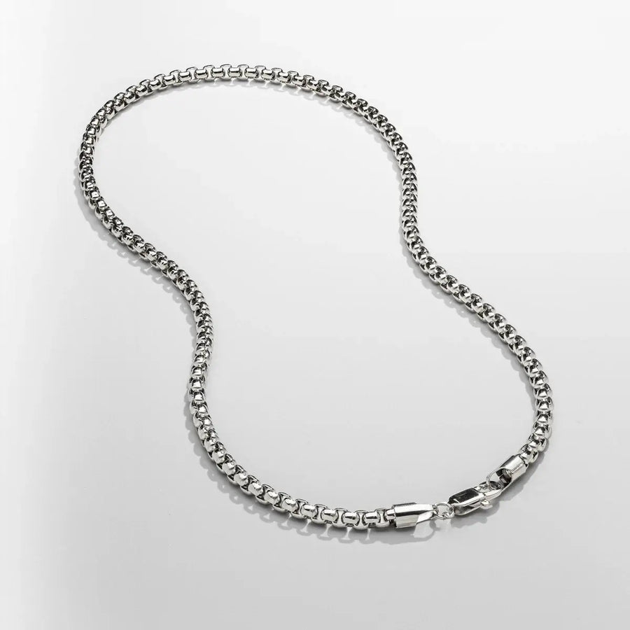 Silver 4mm Shutter Chain