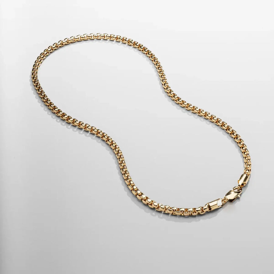 Gold 4mm Shutter Chain