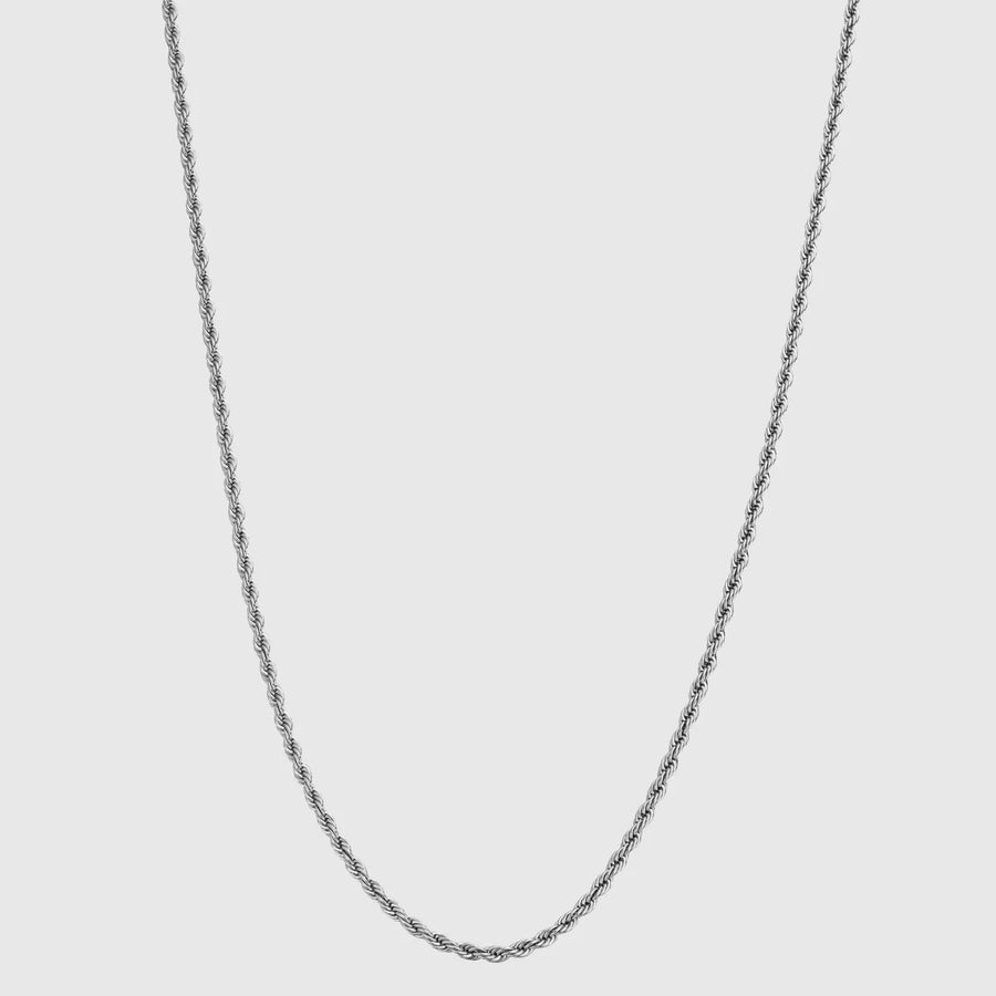 Silver 3mm Rope Chain