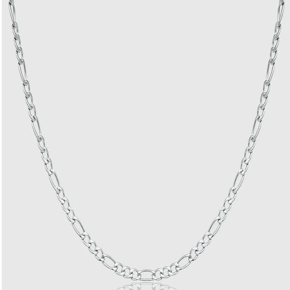 Silver 3mm 3-to-1 Link Chain