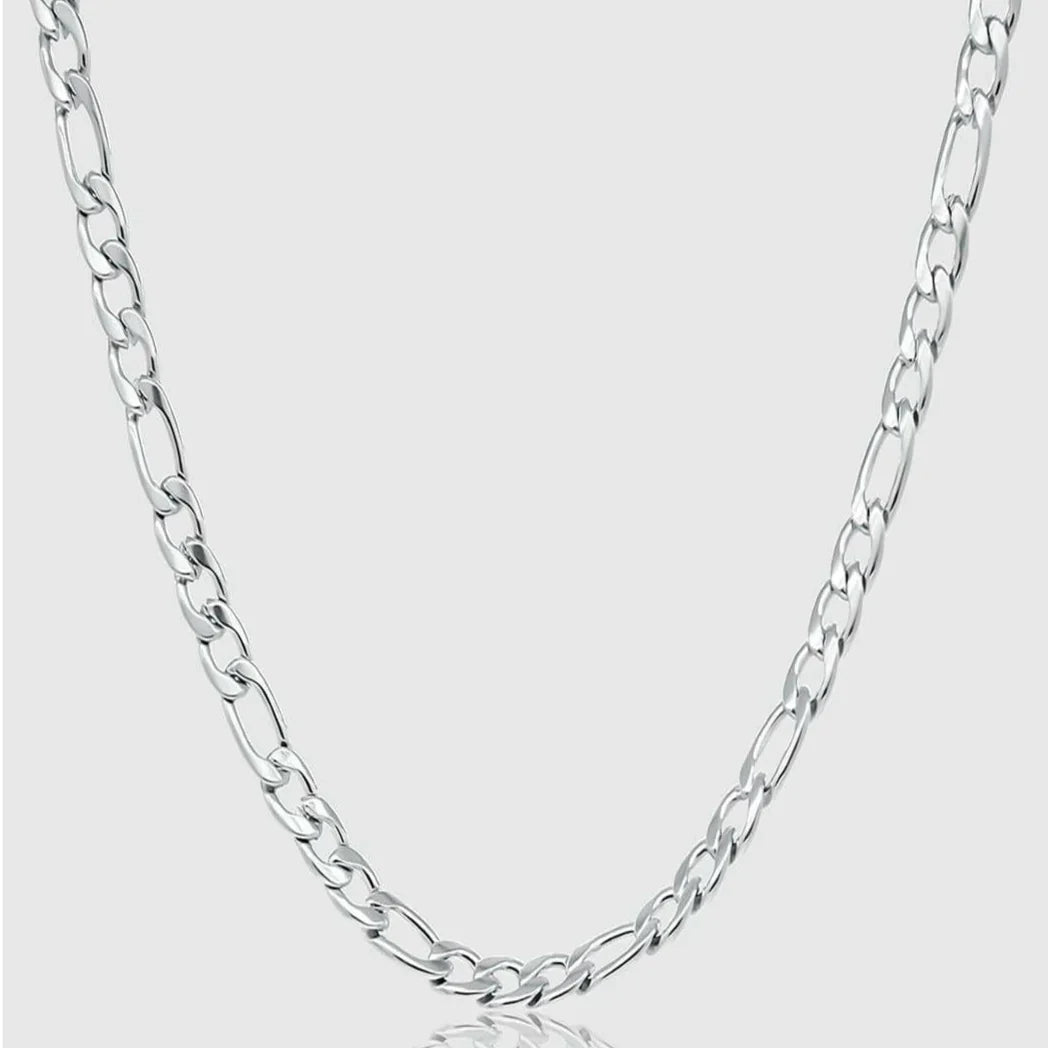 Silver 4mm 3-to-1 Link Chain