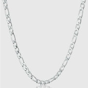 Silver 4mm 3-to-1 Link Chain