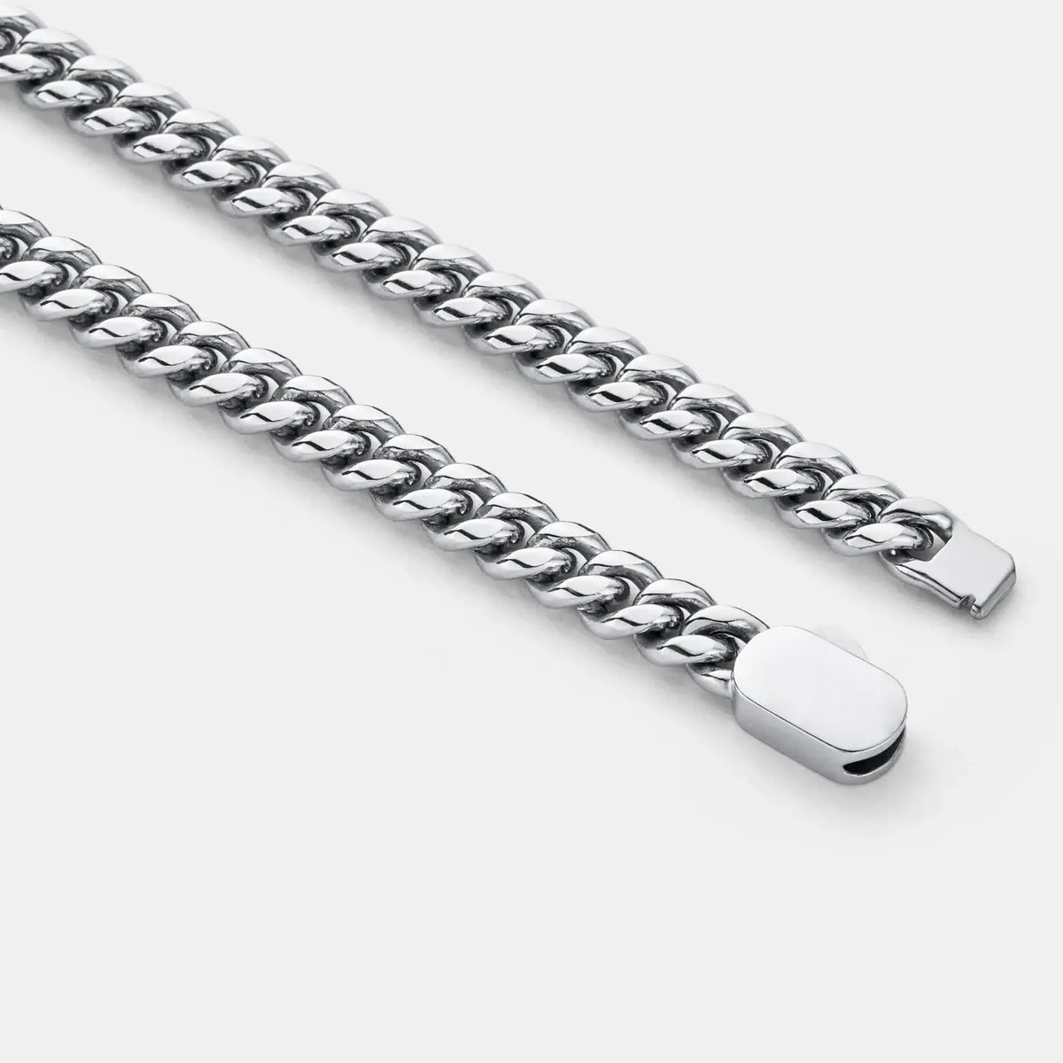 Silver 6mm Curb Chain