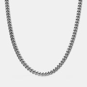 Silver 6mm Curb Chain