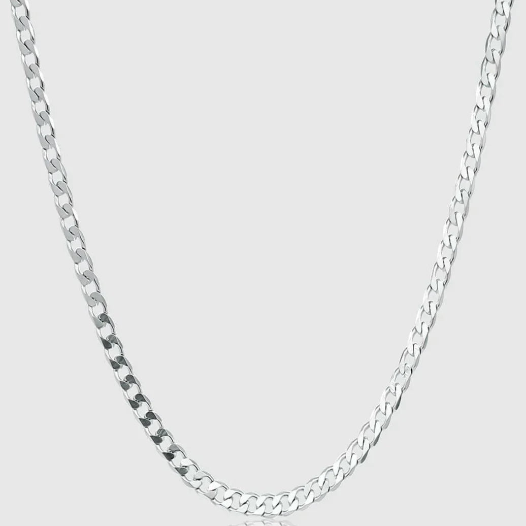 Silver 3mm Curb Chain