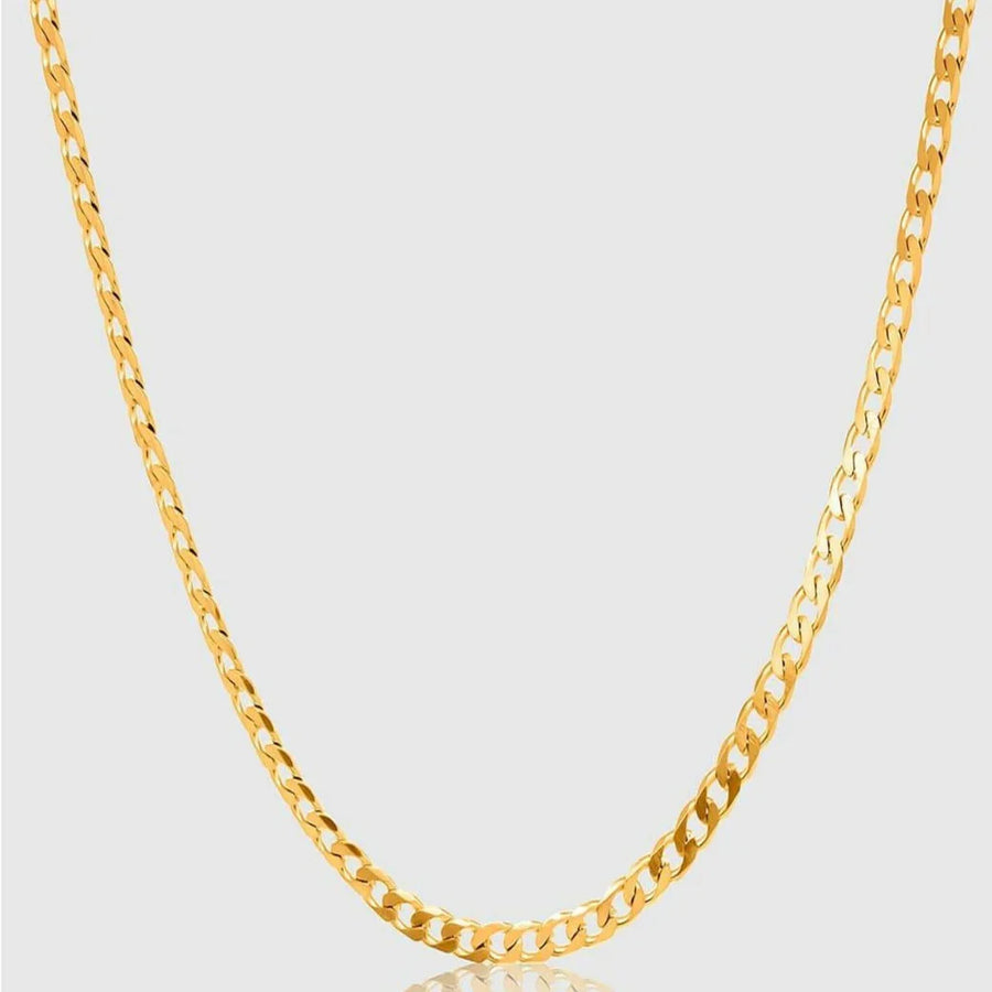 Gold 3mm Curb Chain