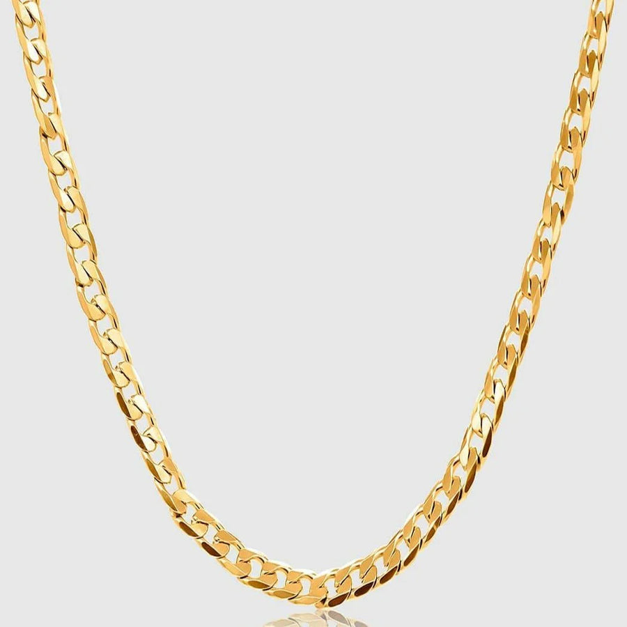 Gold 4mm Curb Chain