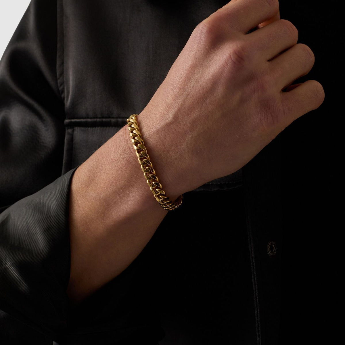 Cuban Bracelet (Gold) 8mm