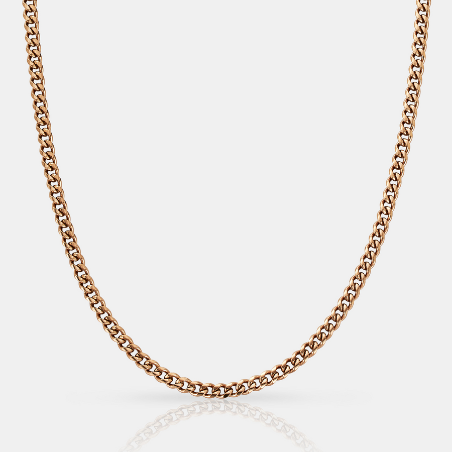 Cuban (Rose Gold) 4mm