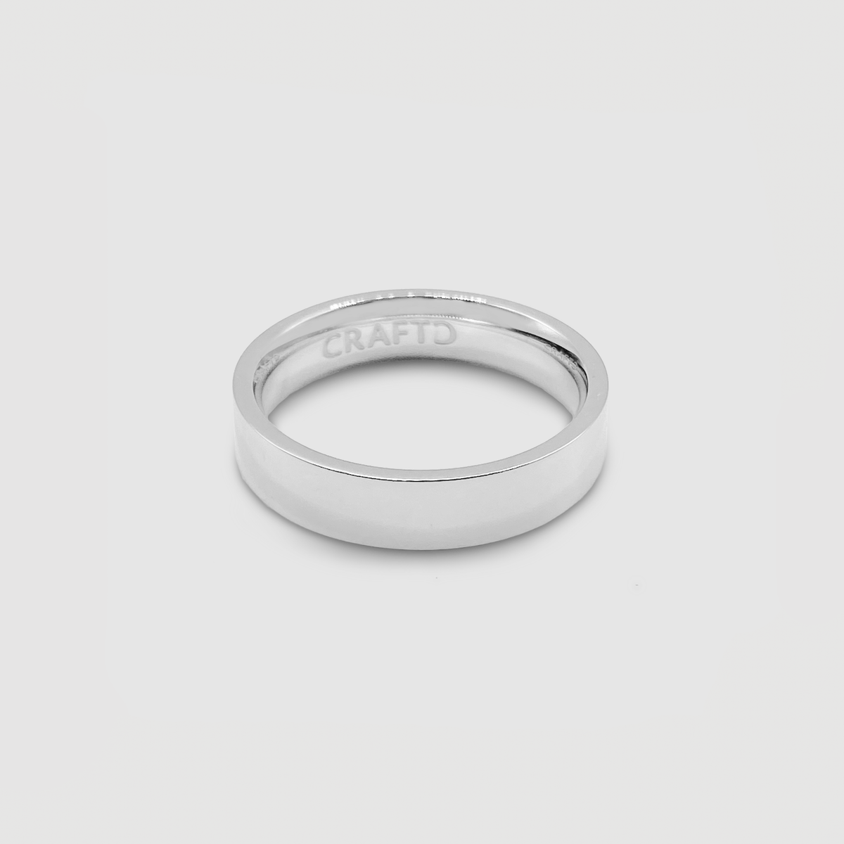Flat Band Ring (Silver) 5mm
