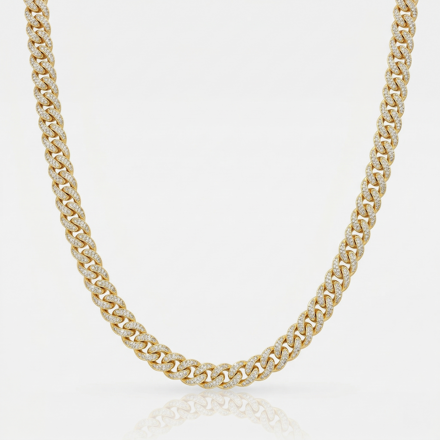 Iced Cuban Chain (Gold) 10mm