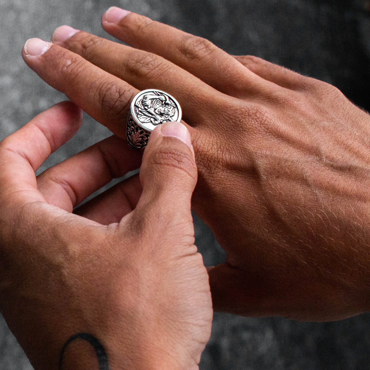 St. Christopher Ring (Silver)