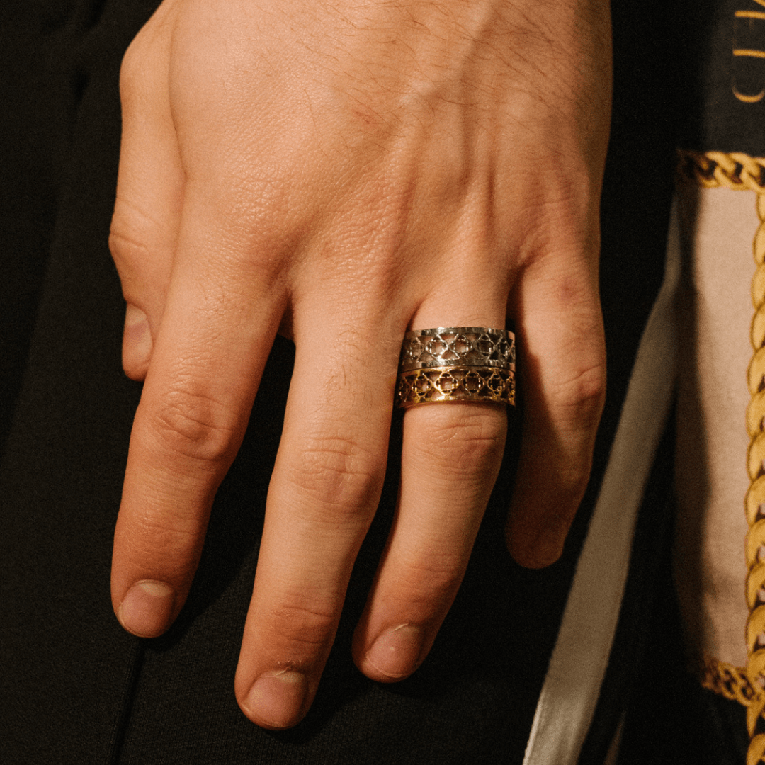 Clover Band Ring (Gold)
