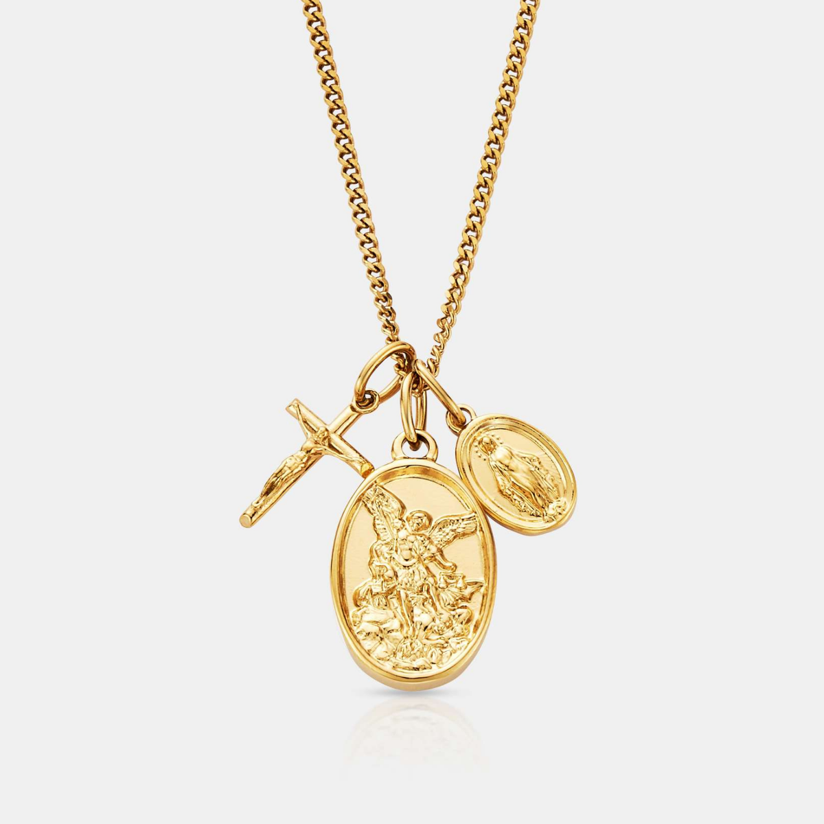 Jesus & Mary (Gold)