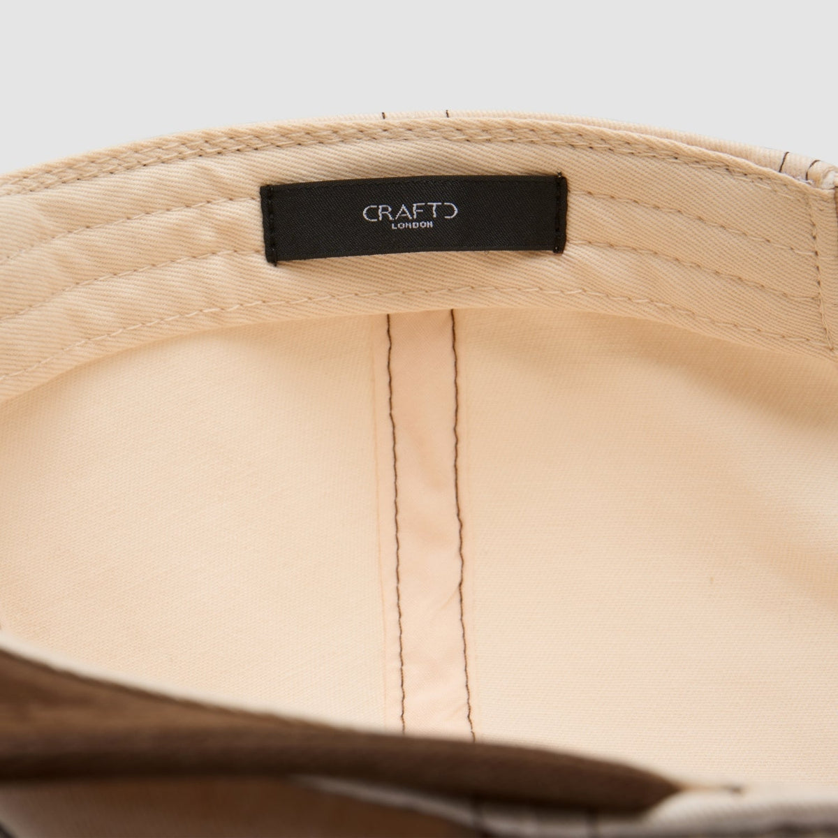 Gentlemen's Club Hat (Cream/Brown)