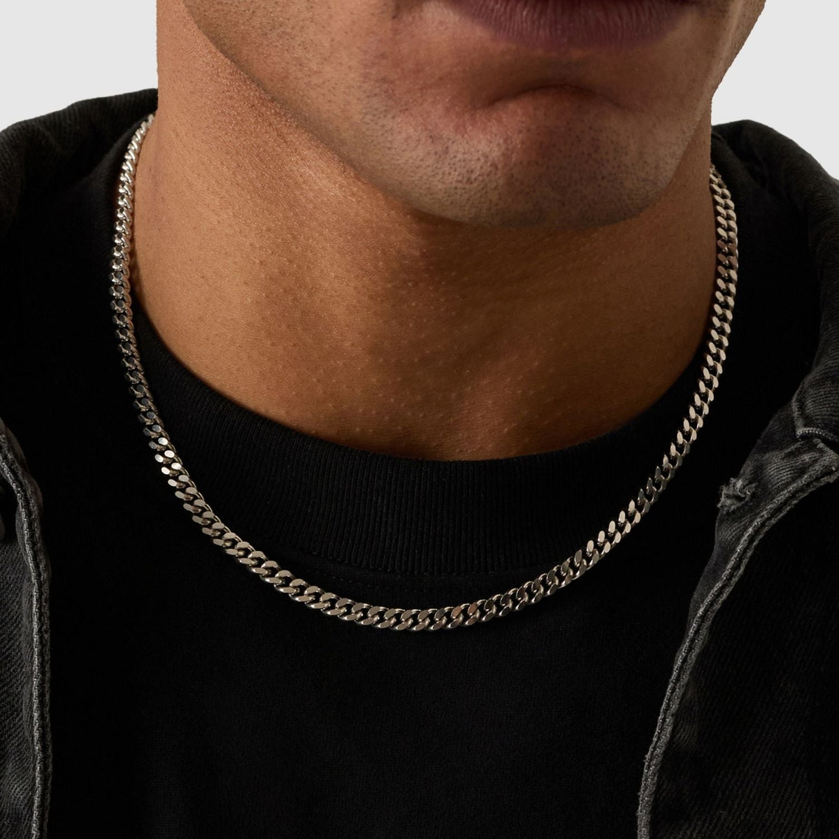 Cuban (Sterling Silver) 6mm