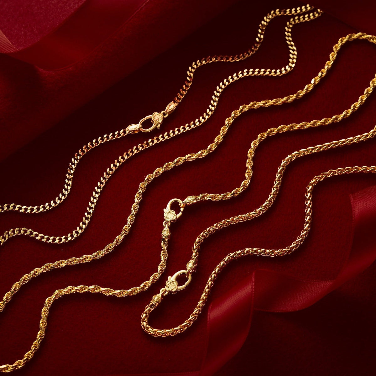 Cuban (18ct Gold) 3mm | Sterling Silver