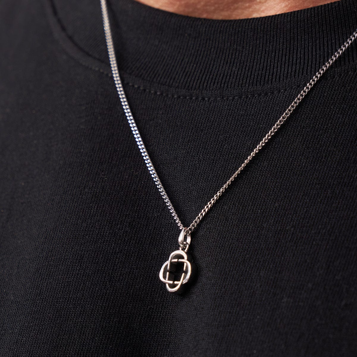 Clover Logo Pendant (Silver)