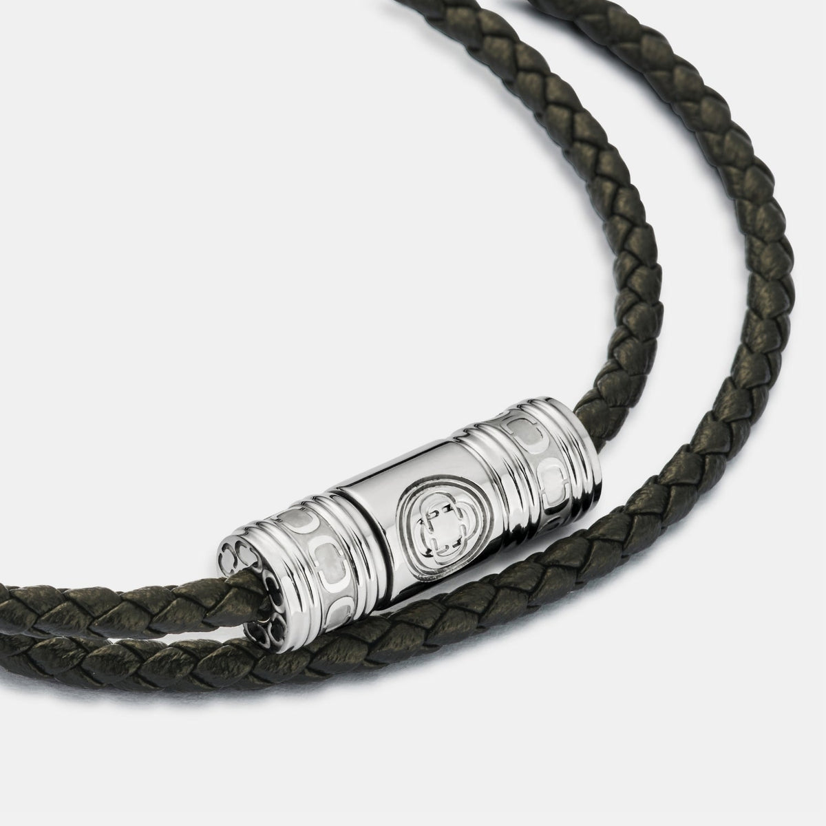 Black Leather Wrap Bracelet