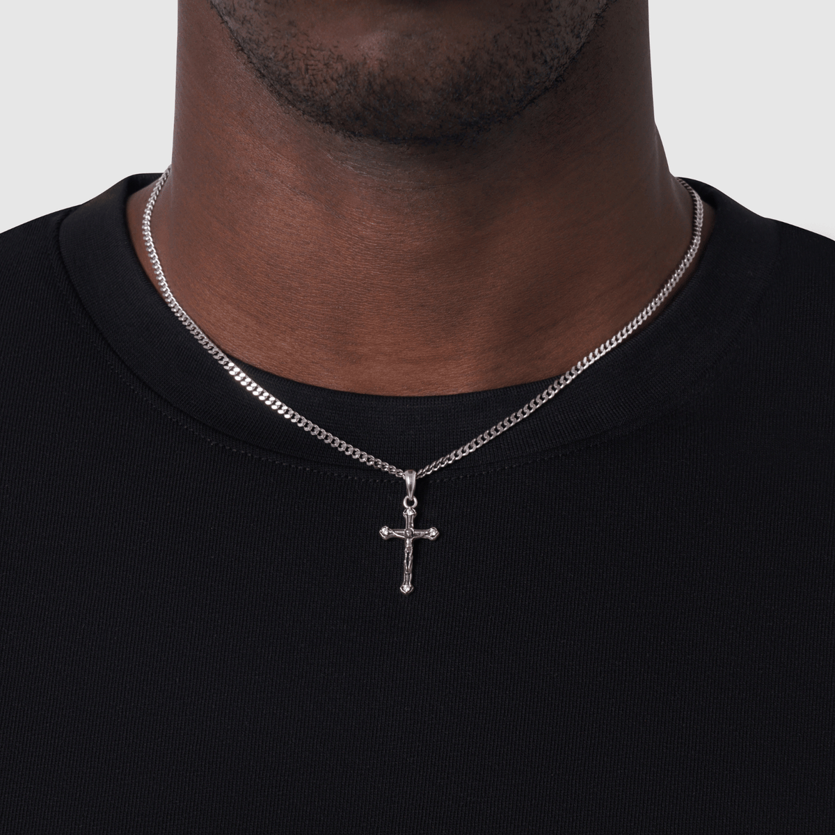 Melted Crucifix (Silver) | Sterling Silver