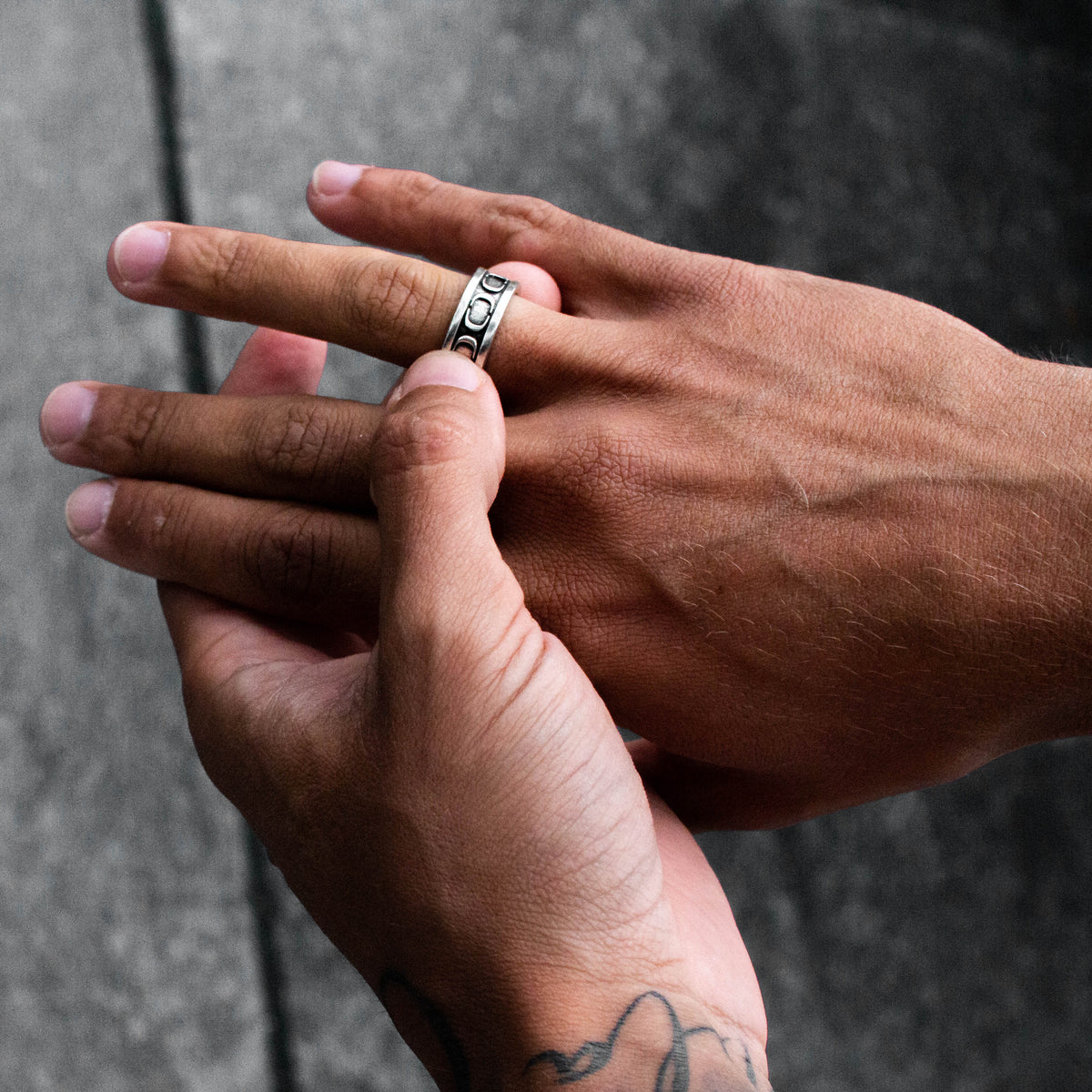 Edvi Band Ring (Silver)