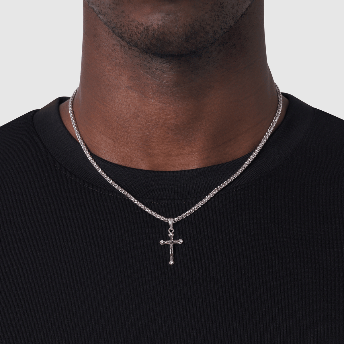 Melted Crucifix (Silver) | Sterling Silver