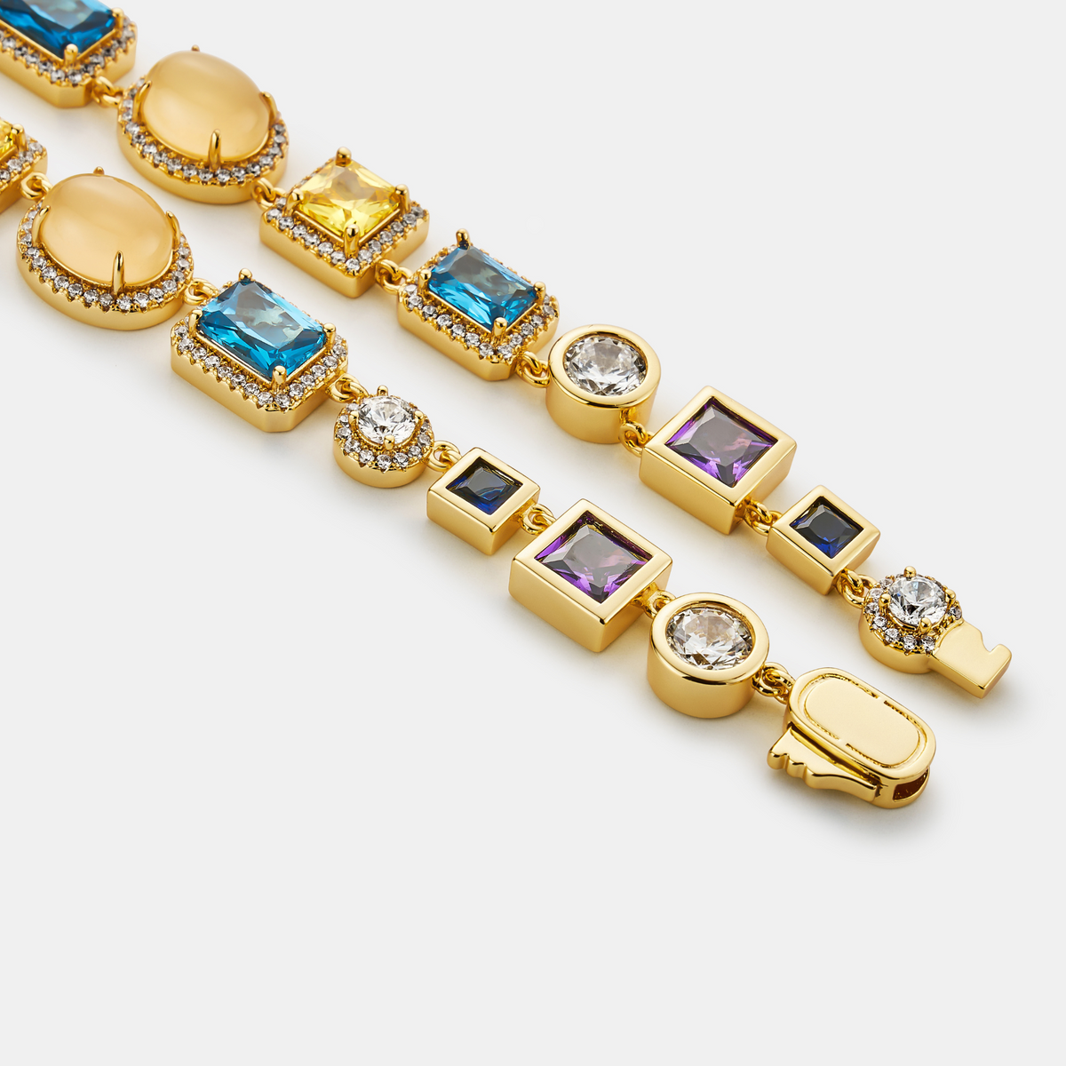Sapphire Gemstone Necklace (Gold)