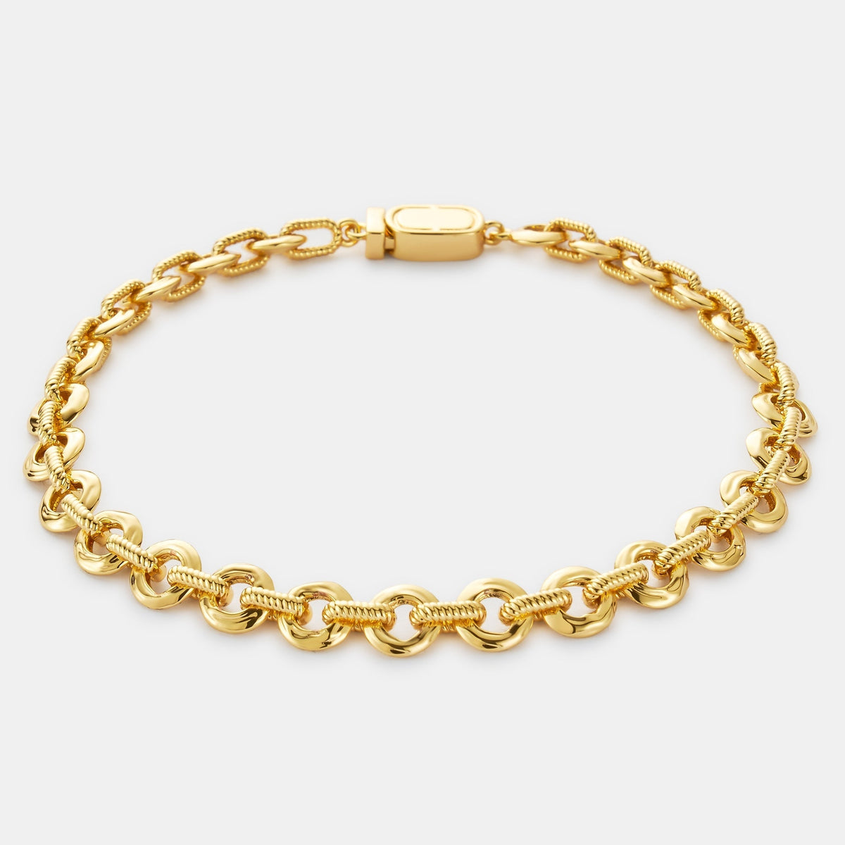 Melted Link Bracelet (Gold)
