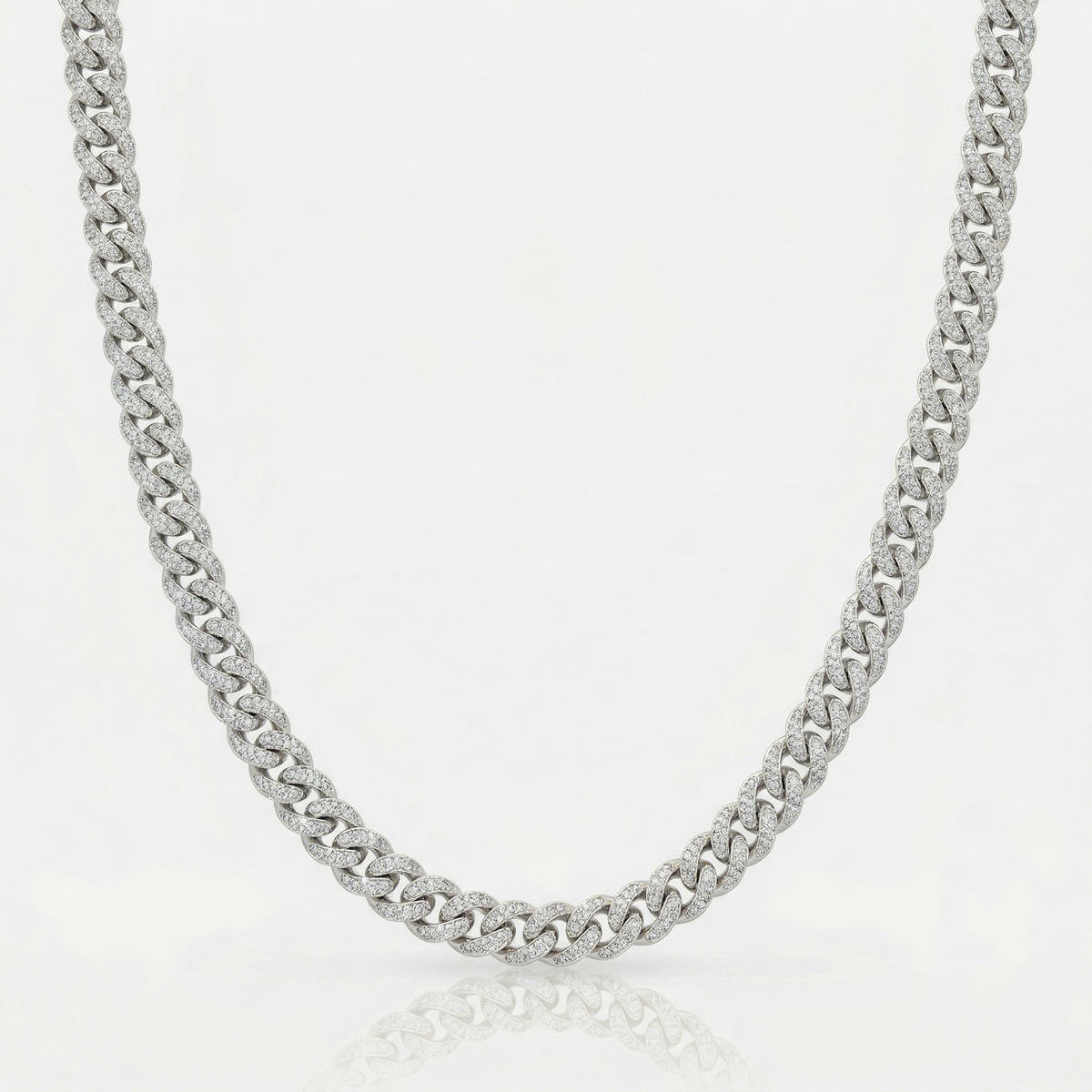 Iced Cuban Chain (Silver) 10mm